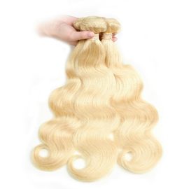 중국 7A 몸 파 금발 브라질 곱슬머리 613 착색된 머리 연장 화학물질 없음 협력 업체