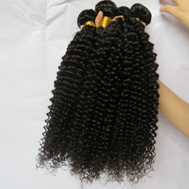 중국 처리되지 않은 인간 처녀 머리 아프로 비꼬인 꼬부라진 순수한 브라질 머리는 자연적인 색깔을 묶습니다 협력 업체