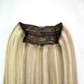 중국 매끄러운 똑바른을 가진 머리 연장 레미 사람의 모발에 있는 강조된 색깔 클립 협력 업체