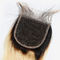 4x4 브라질 머리 레이스 마감 똑바른 1b/613 색깔 9a 급료 100% 순수한 사람의 모발 협력 업체