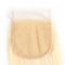진짜 브라질 머리 #613 금발 색깔 아기 머리를 가진 똑바른 스위스 레이스 마감 협력 업체