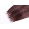 페루 인간 처녀 옴버 머리 직물 색깔 #4 암갈색 브라질인 머리 협력 업체